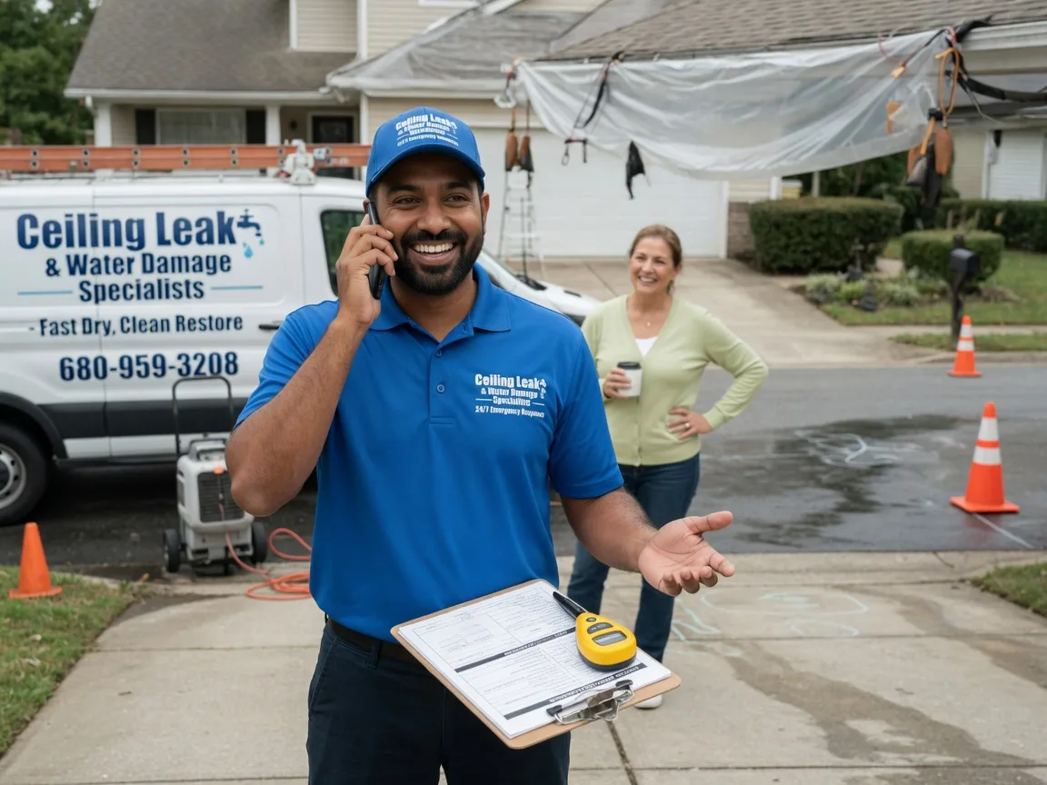Ceiling Leak Cleanup Colome, SD FAQs